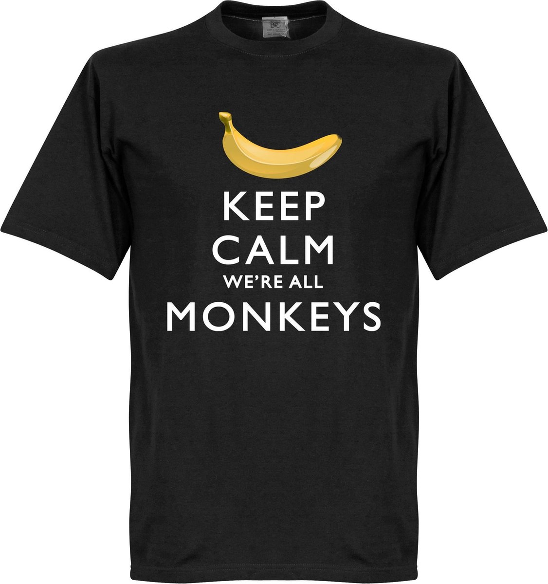 Keep Calm We're All Monkeys T-Shirt - 4XL