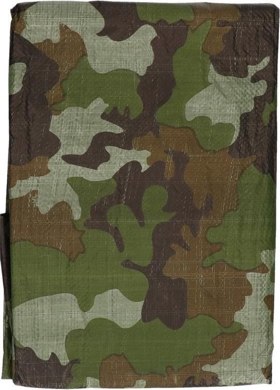 Groene camouflage afdekzeil / dekzeil - 470 x 364 cm - dekkleed / zeil |  bol.com