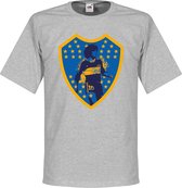 Maradona Boca Juniors Logo T-Shirt - S