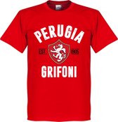 Perugia Established T-shirt - Rood - XXXXL
