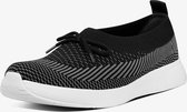 FitFlop™ Adora Bow-Detail Ballerina Poly/nylon Black/Charcoal Grey - Maat 39