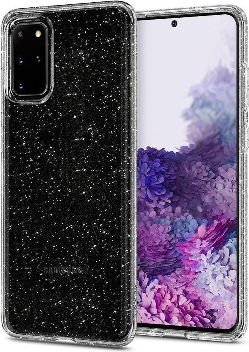 Spigen Liquid Crystal Samsung S20 Plus Hoesje Glitter Crystal Quartz