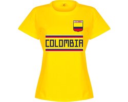 Colombia Dames Team T-Shirt - Geel - S