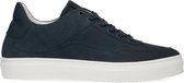 Manfield - Heren - Donkerblauwe nubuck sneakers - Maat 43