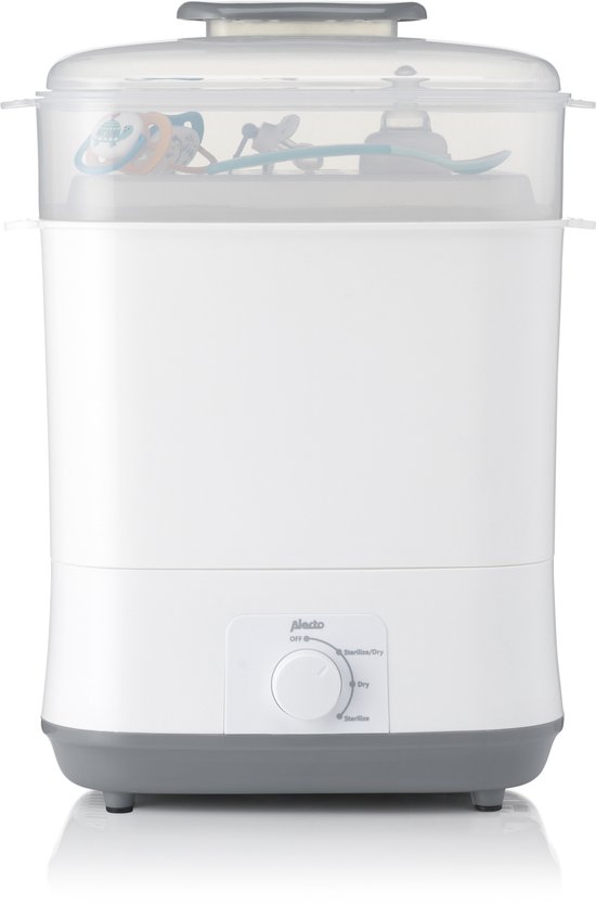 Alecto BF55 - Elektrische Stoomsterilisator met Droogfunctie - Wit