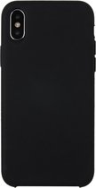Mobigear Hoesje geschikt voor Apple iPhone XS Siliconen Telefoonhoesje | Mobigear Rubber Touch Backcover | iPhone XS Case | Back Cover - Zwart
