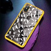 Mobigear Hoesje geschikt voor Apple iPhone XS Max Telefoonhoesje Flexibel TPU | Mobigear Diamond Backcover | iPhone XS Max Case | Back Cover - Goud