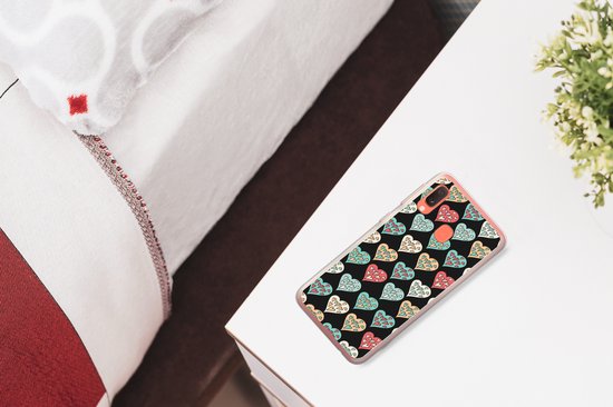 Coque Samsung Galaxy A20e - Filles - Cœur - Hartjes - Motifs - Fille - Kids - Enfants - Meiden - Coque de téléphone en Siliconen