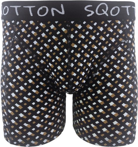 Caleçon - SQOTTON® - B-Style - Zwart - Taille XL