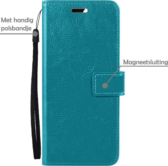 Samsung A03s Case Book Case Avec Protecteur D'écran - Samsung Galaxy A03s Case Case Wallet Cover Avec Protecteur D'écran - Turquoise