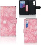 Telefoonhoesje Xiaomi Mi Note 10 Lite Wallet Book Case Spring Flowers