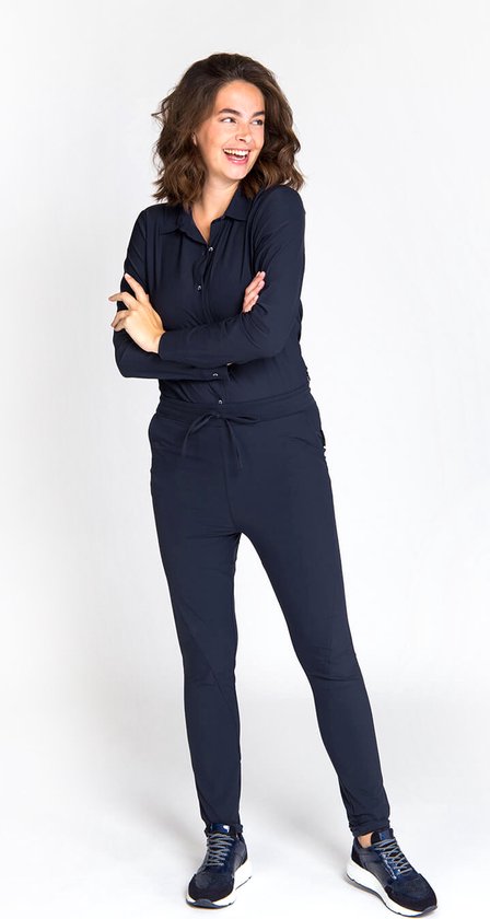 Chemisier bleu Je m'appelle - Femme - Tissu de voyage - Taille S - 2 tailles disponibles