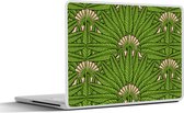 Laptop sticker - 13.3 inch - Palmblad - Patronen - Jungle - Tropisch - 31x22,5cm - Laptopstickers - Laptop skin - Cover