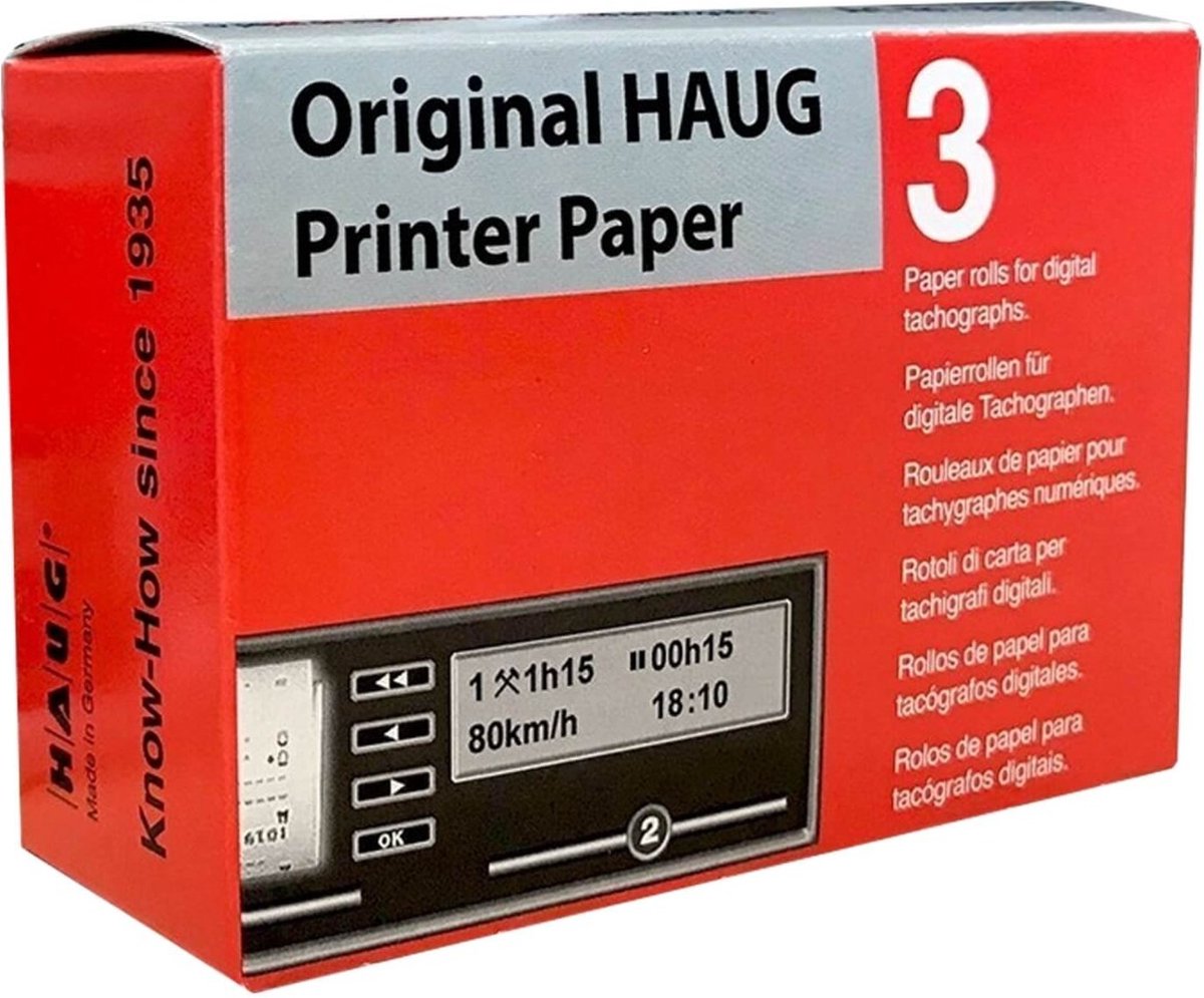 Printer paper Original HAUG voor Digitale Tachograaf