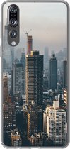 Geschikt voor Huawei P20 Pro hoesje - New York - Skyline - Amerika - Siliconen Telefoonhoesje