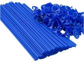 ballonhouders 40 cm blauw 100 stuks