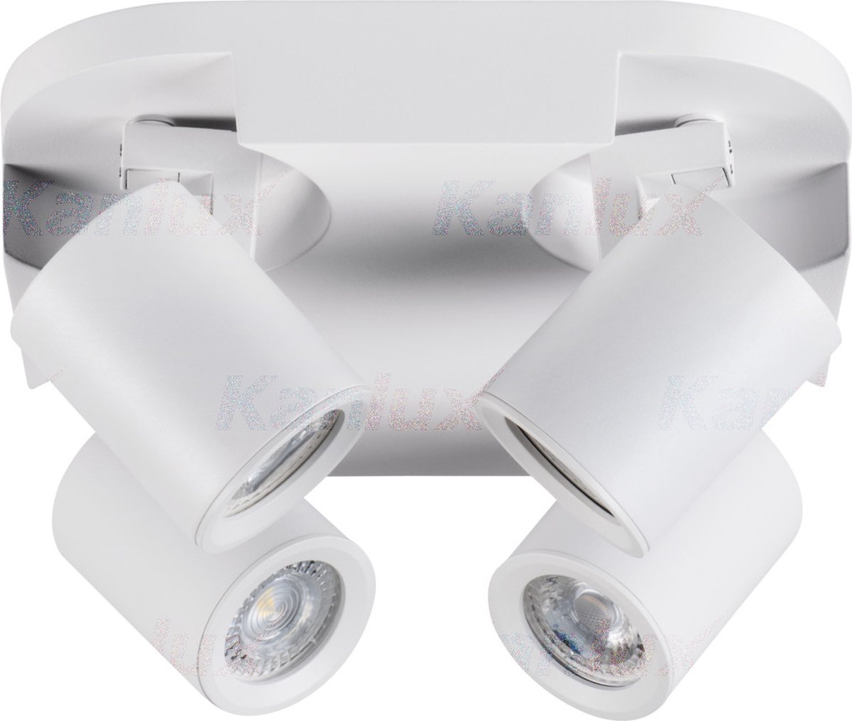 Laurin 4 - wandlamp - plafondlamp spot - incl LED - wit