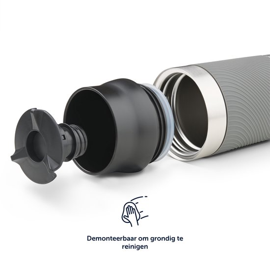 Blumtal Thermos Cup Classic - Étanche, Sans BPA et Passe au Lave-Vaisselle - Bouteille Thermos de Haute Qualité avec Fermeture Quick- Mug de Voyage 350 ml - Mustard Épicée - Jaune