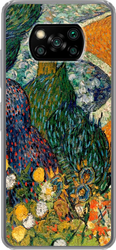 BRAND SET Coque Pour Xiaomi Poco X3 Pro/Poco X3 NFC Téléphone Portable Avec Motif De Marbre Électrolytique Coque Ultra-Fine En Silicone Coque Antidérapante Et Antichoc Case Cover-Fleur Mauve