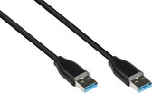 2831-AA005S - 0.5 m - USB A - USB A - USB 3.2 Gen 2 (3.1 Gen 2) - 10000 Mbit/s - Black