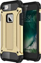 Apple iPhone SE (2022) Hoesje - Mobigear - Outdoor Serie - Hard Kunststof Backcover - Goud - Hoesje Geschikt Voor Apple iPhone SE (2022)
