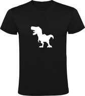 T-Rex | Kinder T-shirt 116 | Zwart | Tyrannosaurus Rex | Dino | Dinosauriërs | Beest | Jurassic | Park | World