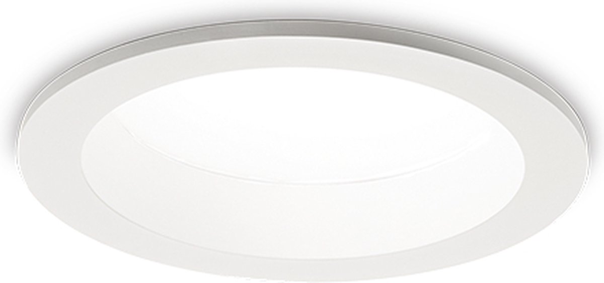 Ideal Lux Basic - Inbouwspot Modern - Wit - Universeel - B:18.3cm - L:18.3cm - Aluminium - Spotjes verlichting - Inbouw - Opbouw - Spots - Spotje - Voor Binnen
