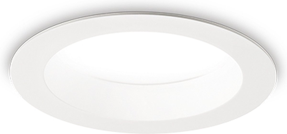 Ideal Lux Basic - Inbouwspot Modern - Wit - Universeel - B:14.4cm - L:14.4cm - Aluminium - Spotjes verlichting - Inbouw - Opbouw - Spots - Spotje - Voor Binnen