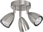 Light Your Home Trilogy Plafondlamp -  - Metaal - 2xGU10 - Woonkamer - Eetkamer - Black