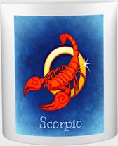 Akyol® Schorpioen Mok met opdruk | sterrenbeeld schorpioen | degene met schorpioen als sterrenbeeld | scorpio | 350 ML inhoud