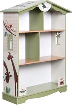 Luxiqo® Boekenkast - Opbergkast Kinderen - Kinderkast - Boekenkast Kinderen - 3 Planken - Kinderkamer - MDF - 71x24.5x102cm - Wit