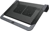 Cooler Master Notepal U2 PLUS V2 Laptopkoeler - voor laptops tot 17 inch - 2x 80mm ventilatoren - zwart