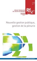 Revue Française de Socio-Économie n° 27