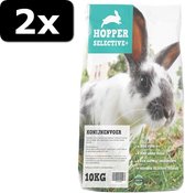 2x HOPPER SELECTIVE KONIJN 10KG