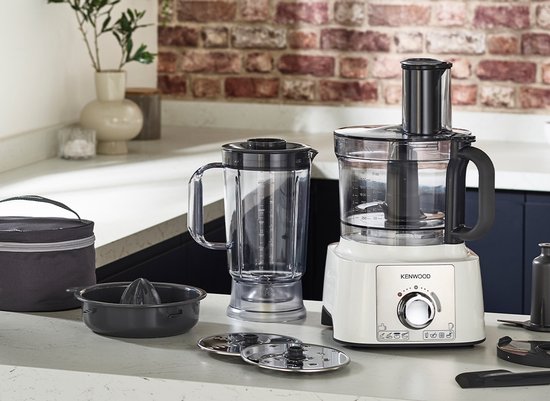 Kenwood Multipro Express FDP65.450WH - Foodprocessors - Wit - 1000 Watt - 3 Liter mengkom