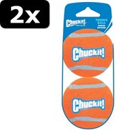 2x CHUCKIT TENNISBAL M 6CM 2ST