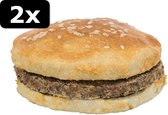 2x TRIXIE CHICKEN BURGER 9CM 140GR