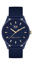 Ice Watch ICE solar power - Navy gold 018744 Horloge - Siliconen - Blauw - Ã˜ 40 mm