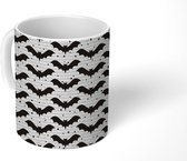 Mok - Vleermuis - Patronen - Halloween - Mokken - 350 ML - Beker - Uitdeelcadeautjes
