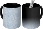 Magische Mok - Foto op Warmte Mokken - Koffiemok - Bladeren - Patronen - Winter - Magic Mok - Beker - 350 ML - Theemok