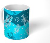 Mok - Koffiemok - Zodiac - Kreeft - Design - Mokken - 350 ML - Beker - Koffiemokken - Theemok