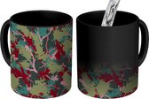 Magische Mok - Foto op Warmte Mokken - Koffiemok - Koraal - Camouflage - Abstract - Patronen - Magic Mok - Beker - 350 ML - Theemok