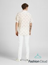 Jack & Jones Jack&Jones Aloha Aop Shirt SS Cloud Dancer WIT XL