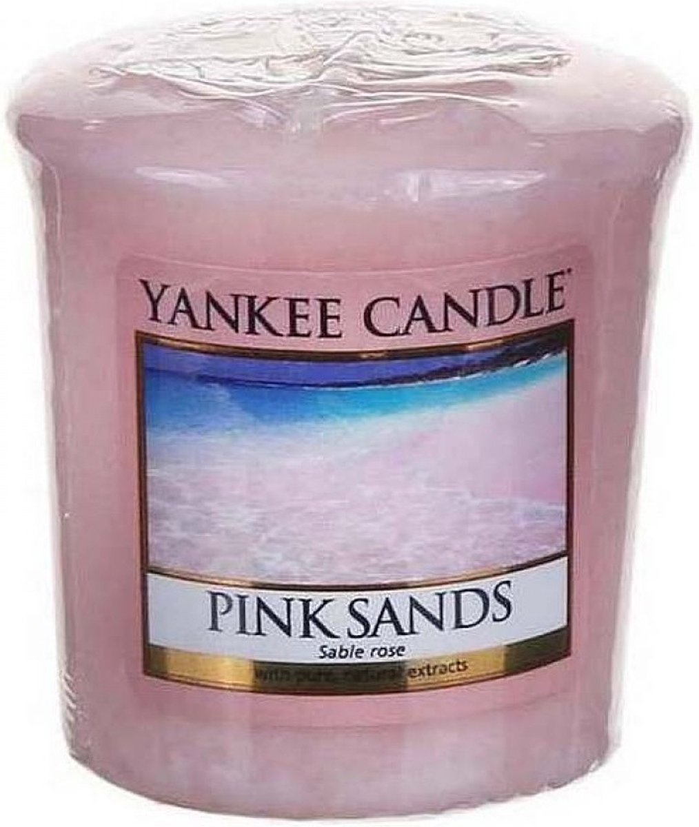 Yankee Candle Pink Sands ( růžové písky ) - Aromatická votivní svíčka Roze