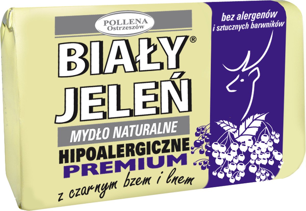 White Deer - Hypoallergenic Premium Natural Soap Black&Amp; Linen 100G