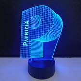 3D LED Lamp - Letter Met Naam - Patricia