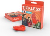 TickLess vlooien en teken afweer voor Kinderen / Volwassenen - Oranje/Rood