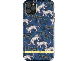 Richmond & Finch Blue Leopard stevig luipaarden hoesje voor iPhone 11 Pro Max - blauw