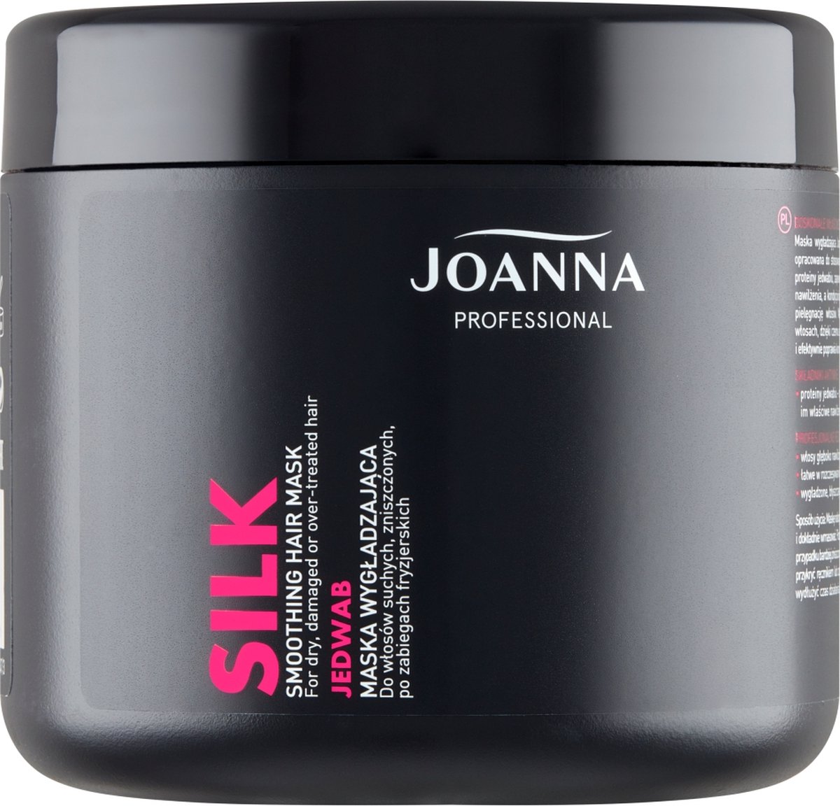Joanna Professional - Silk Smoothing Hair Smoothing Mask For Dry And Damaged Hair From Silk 500G