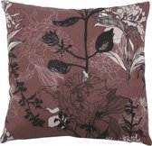 decoratiekussen Floria 45 x 45 cm bruin